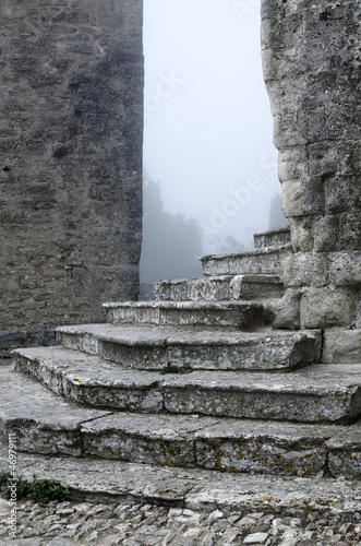 Obraz na płótnie canvas Erice schody
