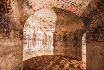 Wall Mural - Jugs room in Coca Castle (Castillo de Coca). Fortification const