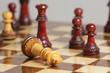 Chess king surrender