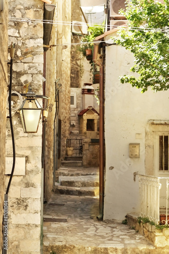 Naklejka dekoracyjna dubrovnik old town street