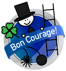 Wall Mural - Bon Courage