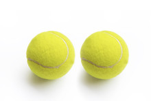 Two Yellow Tennis Balls