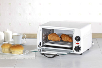 Wall Mural - A small electric oven for baked bread