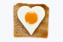 Cooked Egg On Toast