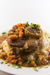 Wall Mural - White osso buco meal