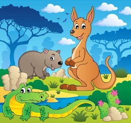 Poster - Australian animals theme 1