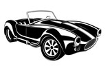 retro car vector