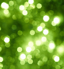 Abstract Green Glitter. Christmas Background