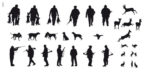 motive hunting of animals and landscapes