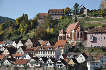 Poster - Burg in Hirschhorn