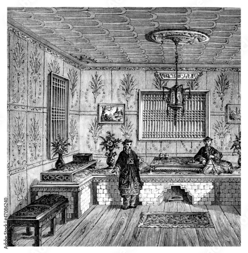 Fotografie, Obraz Traditional Chinese Interior