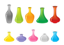 Colorful Vases Set