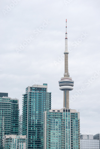 Fotoboard na płycie Panoramę centrum Toronto, Ontario