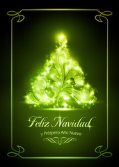 Sticker - Christmas card, tarjeta de navidad