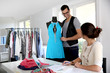 © goodluz - Fashion designers working on creation in workshop