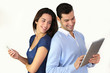 © goodluz - Couple websurfing on internet with new technologies