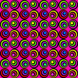 Seamless Colorful Psychedelic Pattern