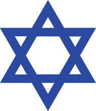 Star Of David Symbol Vector Illustration
