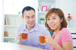 © WONG SZE FEI - Enjoying tea/coffee