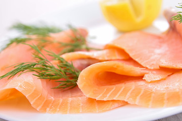 smoked salmon