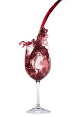 Poster - pouring red wine