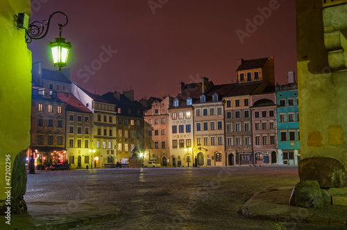 Naklejka samoprzylepna Warszawa