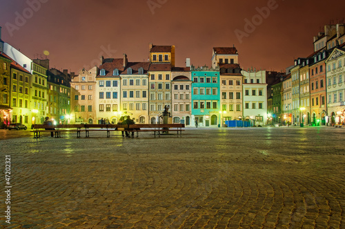 Naklejka samoprzylepna Warszawa, Polska