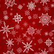 Winter, christmas, new year seamless pattern with snowflakes