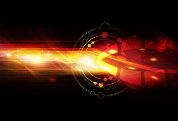 Wall Mural - abstract technology background
