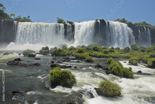 Board z aluminiowym obramowaniem Wodospad Iguazu