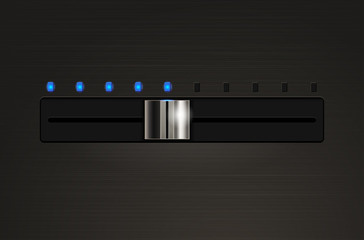 Wall Mural - Metal slider