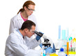 © lunamarina - chemical laboratory with two scientist working