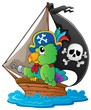 Image with pirate parrot theme 1 