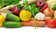 © Serghei V - fruits and vegetables on white