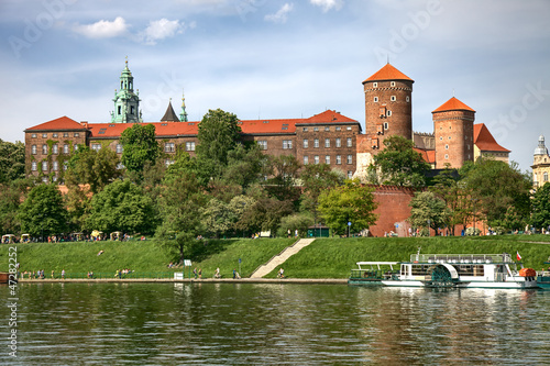 Naklejka na szybę Wawel castle in Cracow