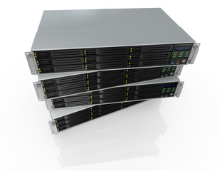 Wall Mural - rack server