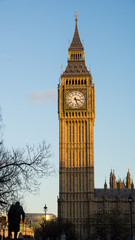 Fototapete - Big Ben in the sunlight