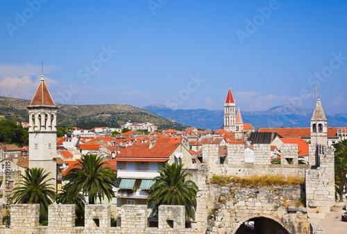 Obraz na płótnie canvas Miasto trogir w chorwacji