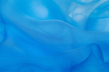 Soft  blue silk
