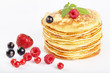 Pancakes with berry