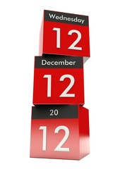 Sticker - 12-12-12 - The last unique calendar date in this century