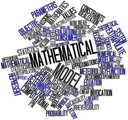 Word cloud for Mathematical model