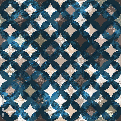 Plakat na papierze fotorealistycznym Vintage mosac grunge seamless