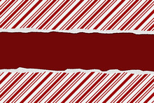 Christmas Candy Cane Striped Background For Your Message Or Invi