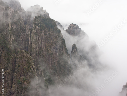 Plakat na papierze fotorealistycznym Chiny Huangshan