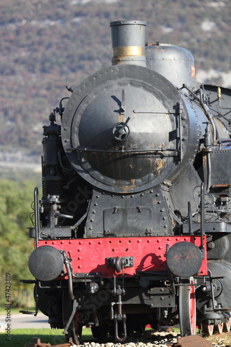 Obraz w ramie locomotiva a vapore