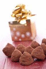 Poster - truffe chocolate