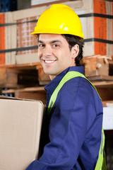 Wall Mural - Foreman Working At Warehouse