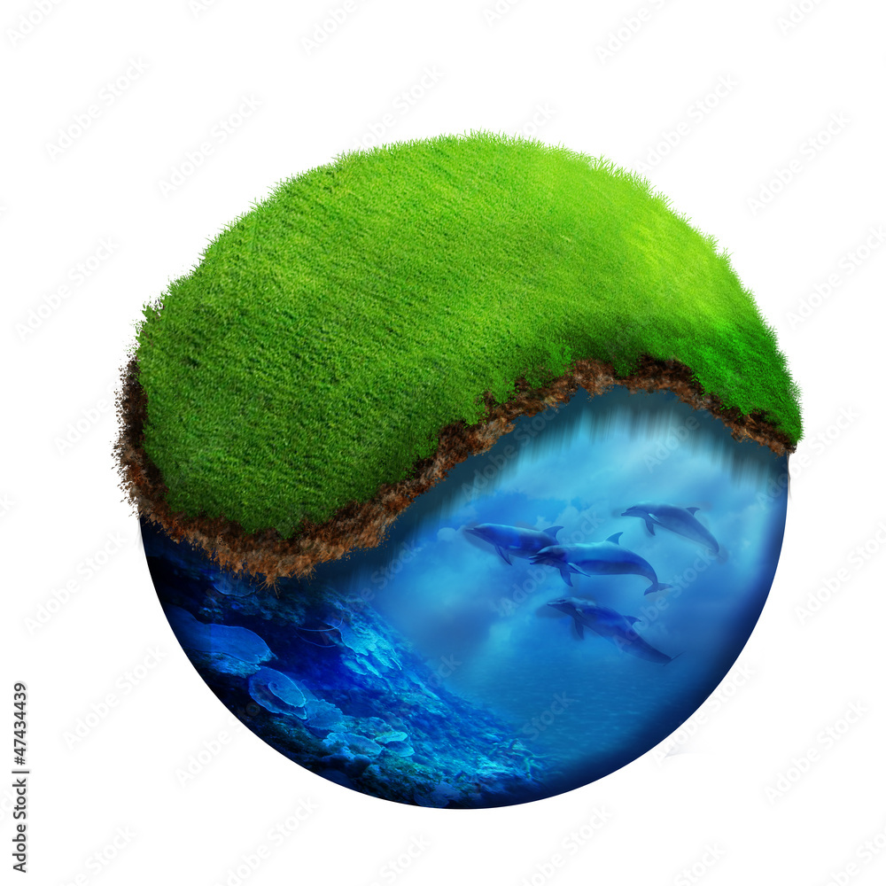 eco earth2 - obrazy, fototapety, plakaty 