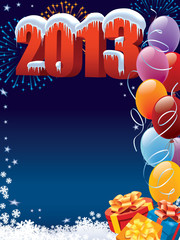 Wall Mural - New Year decoration